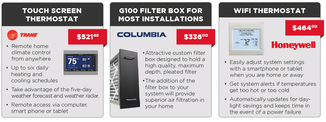 Residential Air Filtration and Thermostats REDKEY